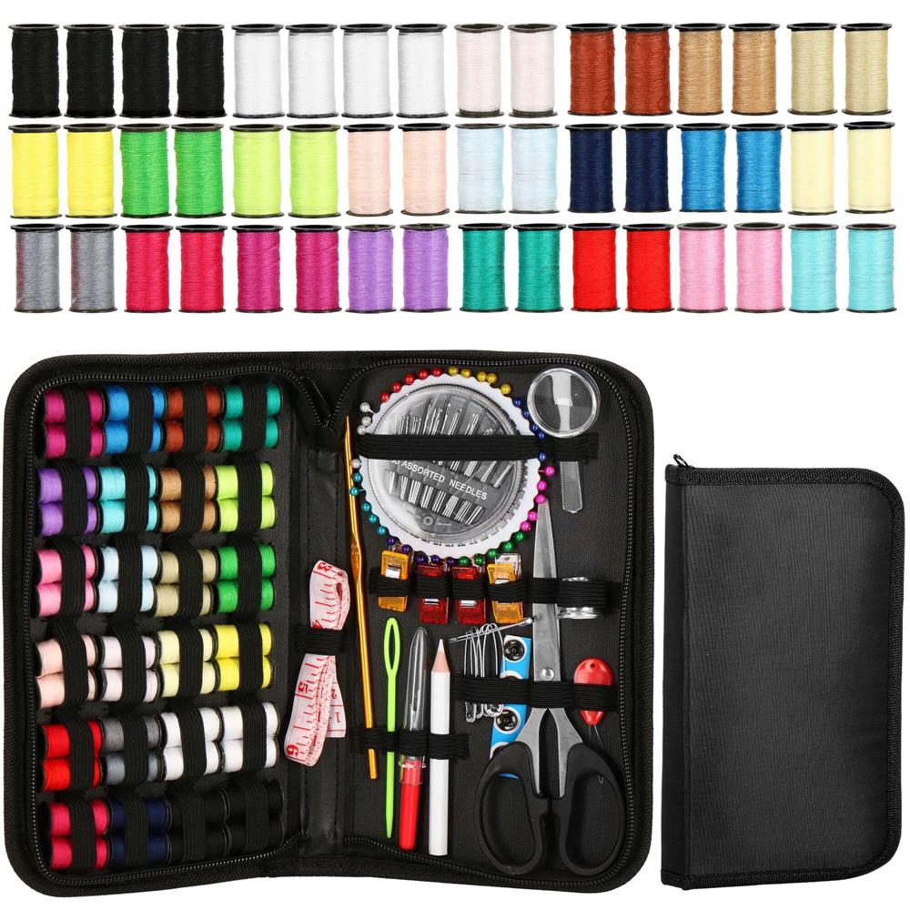 Set articole de cusut cu geanta de depozitare, 172 piese
