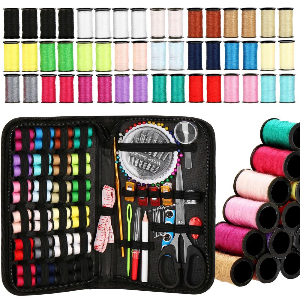Set articole de cusut cu geanta de depozitare, 172 piese