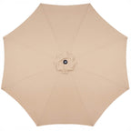 Umbrela terasa gradina, cu manivela si inclinare, diametru 300cm, Taupe