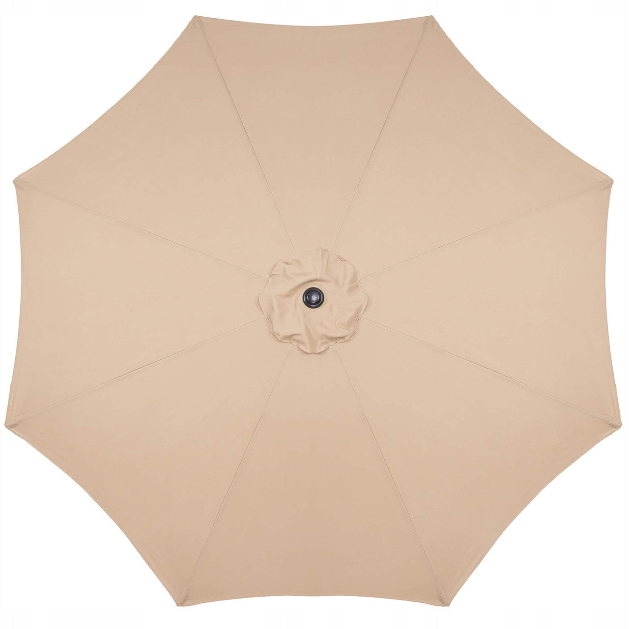 Umbrela terasa gradina, cu manivela si inclinare, diametru 300cm, Taupe