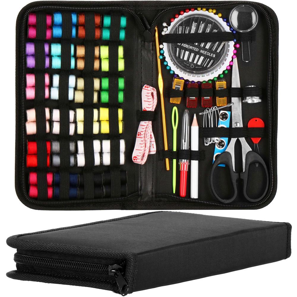Set articole de cusut cu geanta de depozitare, 172 piese