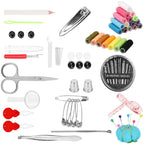 Set articole de cusut cu geanta de depozitare, 100 piese