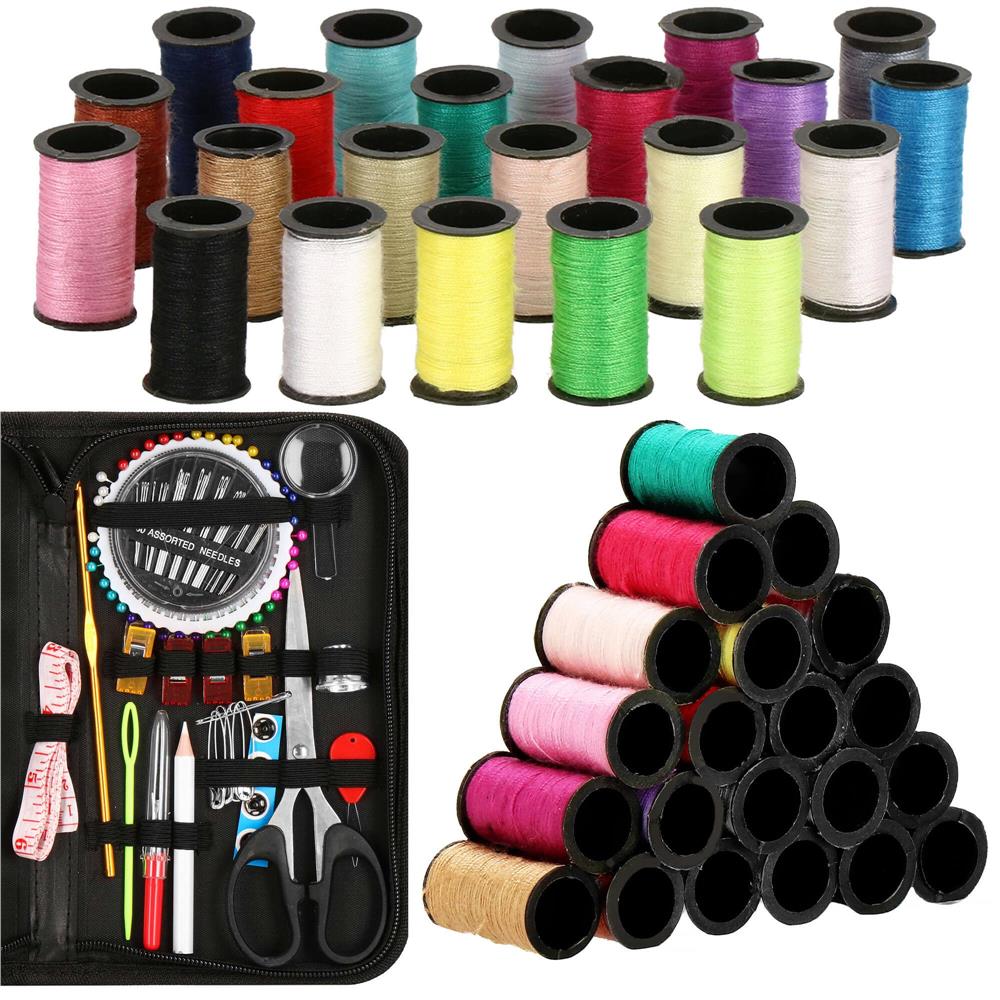 Set articole de cusut cu geanta de depozitare, 172 piese