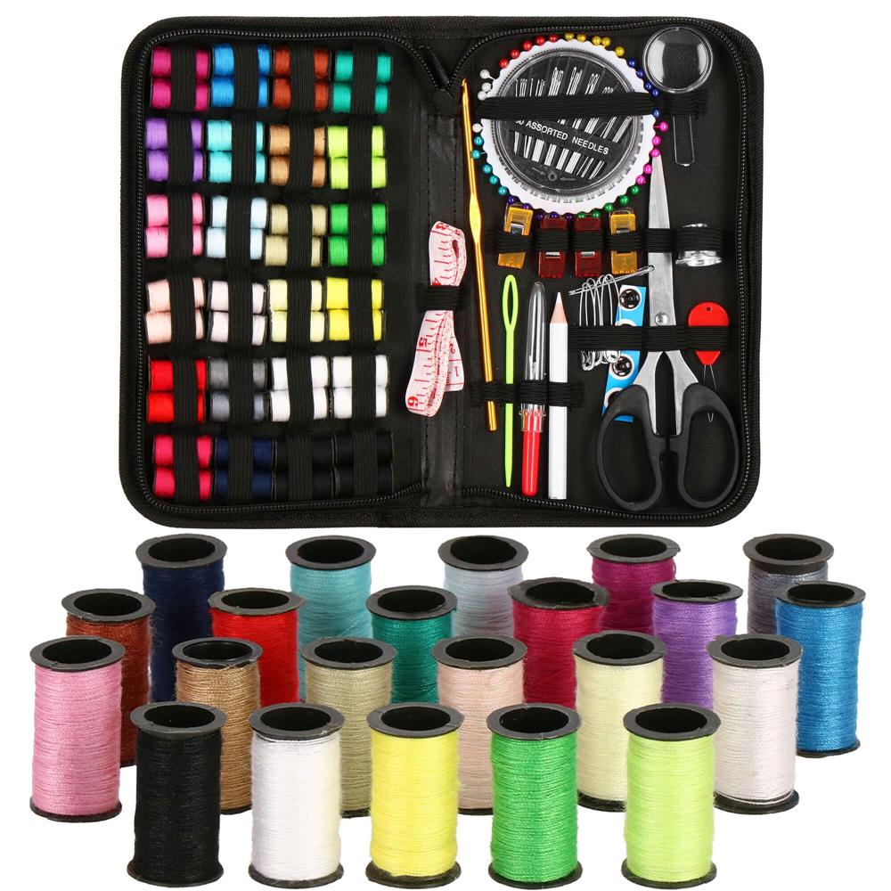 Set articole de cusut cu geanta de depozitare, 172 piese