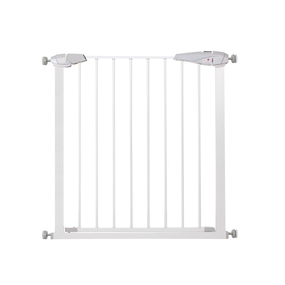 Poarta de siguranta Safety Gate pentru scari, ajustabila 104-113 cm, din otel, alba