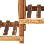 Stand de flori din lemn cu 8 etajere suport GA198, 85x70cm