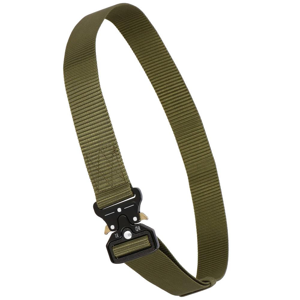 Curea centura Tactical Combat pentru barbati 3.5 x 125 cm, rezistent, verde