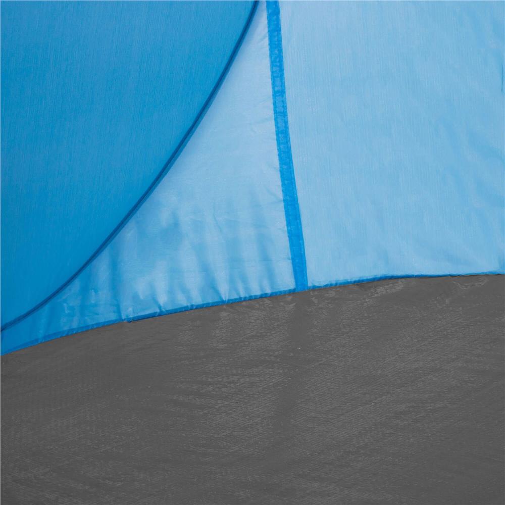 Cort plaja si picnic semi-deschis , protectie UV, 150x90x90cm, albastru gri