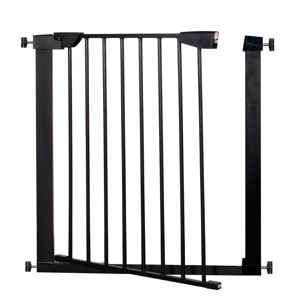 Poarta de siguranta Safety Gate pentru scari, ajustabila 89-96 cm, din otel, neagra