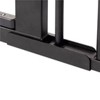 Poarta de siguranta Safety Gate pentru scari, ajustabila 117-124 cm, din otel, neagra