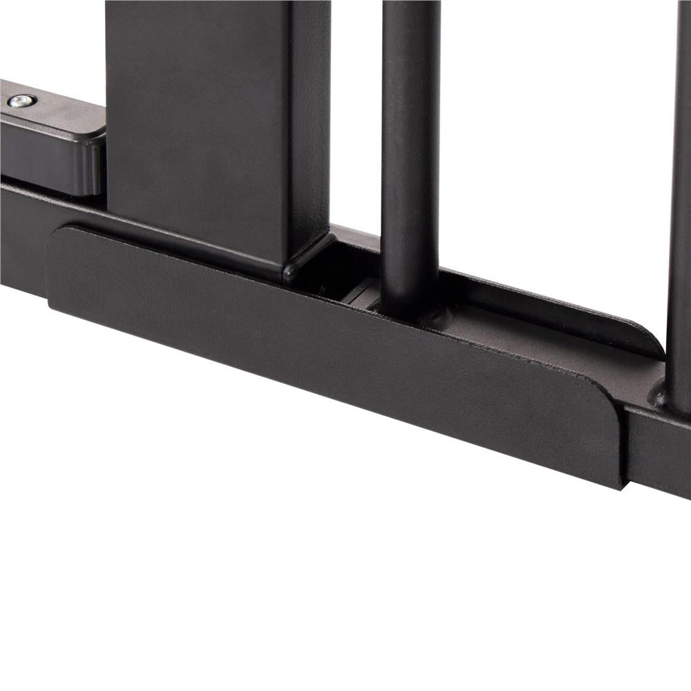 Poarta de siguranta Safety Gate pentru scari, ajustabila 117-124 cm, din otel, neagra