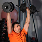 Set de greutati multifunctionale transformabil in gantere, kettlebell, haltera, total 40 kg