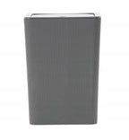 Set de accesorii pentru baie din plastic, 5 piese, gri