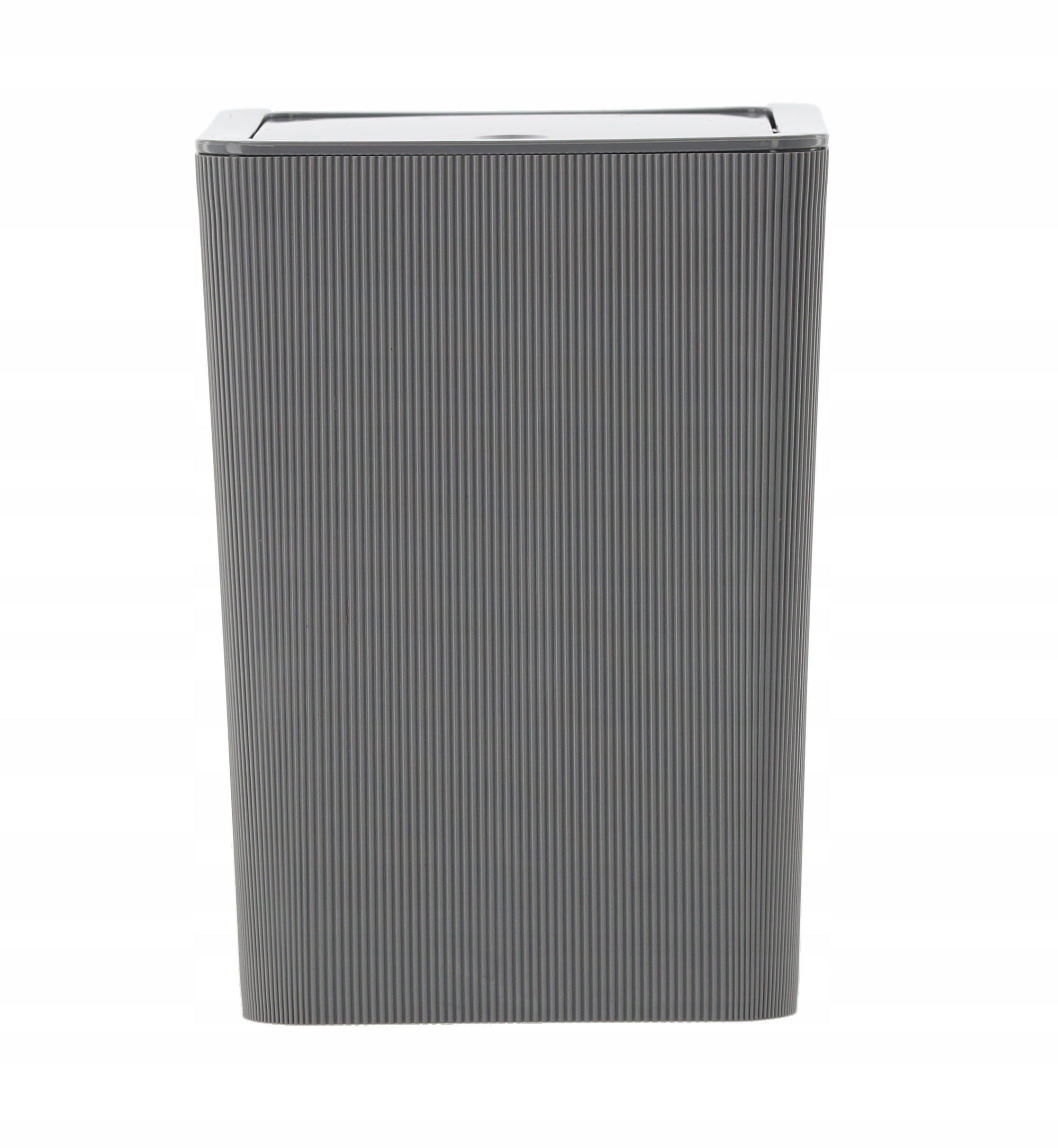 Set de accesorii pentru baie din plastic, 5 piese, gri