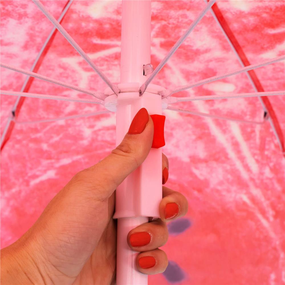 Umbrela de plaja pliabila,  BU020, 180cm, pepene verde