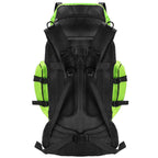 Rucsac tactic militar pentru drumetie, cu husa de ploaie, 90 litri, 25 kg, 85x38x26 cm, verde negru