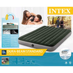 Saltea Intex Prestige Airbed Queen Dura-Beam pompa inclusa, 152x203x25cm