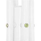 Cuier tip pom metalic , 12 agatatoare, 177cm, alb