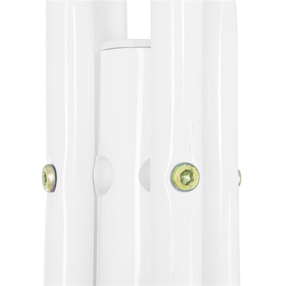 Cuier tip pom metalic , 12 agatatoare, 177cm, alb