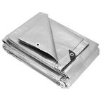 Prelata din polietilena impermeabila laminata, 210g/m2, 5x8m, gri