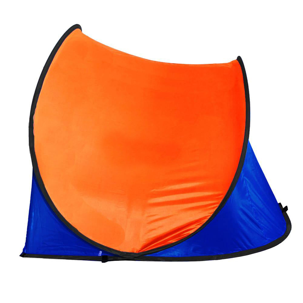 Cort plaja si picnic semi-deschis , protectie UV, 200x120x110cm, portocaliu