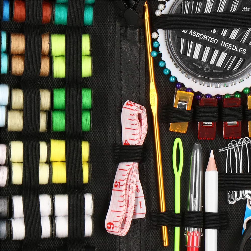 Set articole de cusut cu geanta de depozitare, 172 piese
