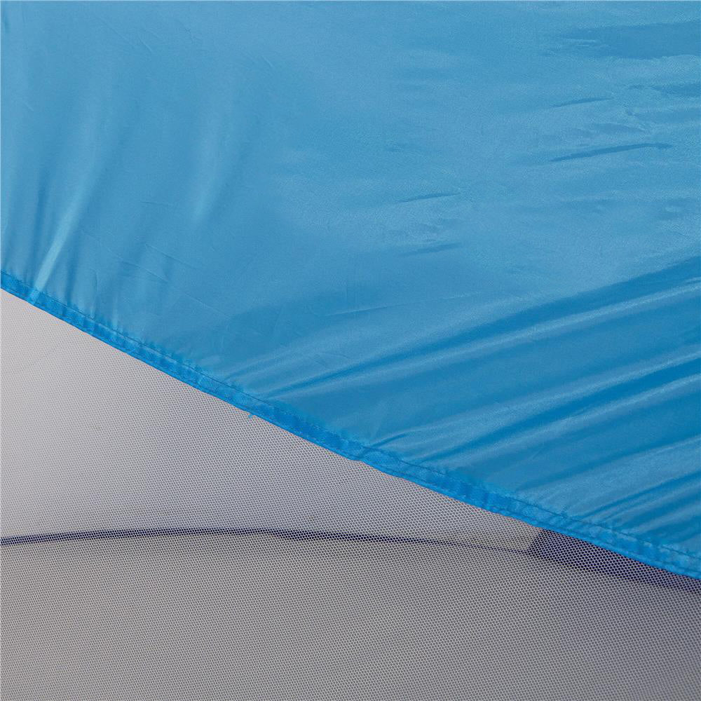 Cort plaja si picnic semi-deschis , protectie UV, 200x120x95cm, albastru
