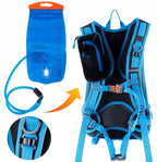 Rucsac de drumetie, gri cu elemente reflectorizante, 18litri, 45x30x15cm