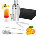 Set Cocktail Shaker Kit pentru barmani 550ml, KI20, 5 piese