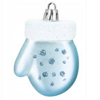 Set globuri si decoratiuni de Craciun, 77 piese, diverse dimensiuni, albastru