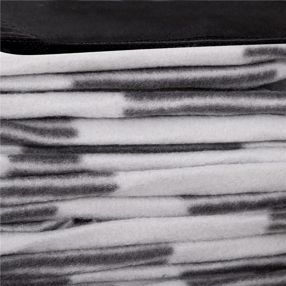 Patura pentru picnic sau plaja, cu folie izolatoare si maner, 180x220cm, gri