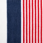 Patura pentru picnic sau plaja, cu folie izolatoare si maner, 160x200cm, albastru rosu