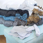 Sac iarna de bebelusi pentru carucior, marime universala, 90x45cm, gri inchis