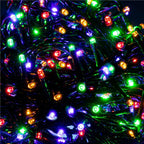 Instalatie lumini pentru bradul de Craciun, 61,5 metri, 1000 LED-uri, multicolor