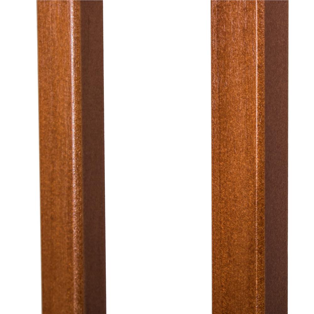 Poarta de siguranta Safety Gate pentru scari, ajustabila 75-82 cm, din otel si lemn, negru maro