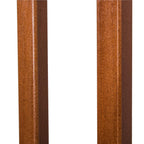 Poarta de siguranta Safety Gate pentru scari, ajustabila 75-82 cm, din otel si lemn, negru maro