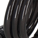 Lant antifurt bicicleta si trotineta, inchidere cifru, lungime 95 cm, Otel, Negru