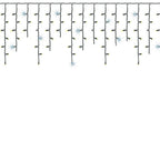 Ghirlanda luminoasa tip perdea Premium 500 LED-uri, 22,5m, 30Wati, interior/exterior, cu flash, alb cald (galben)