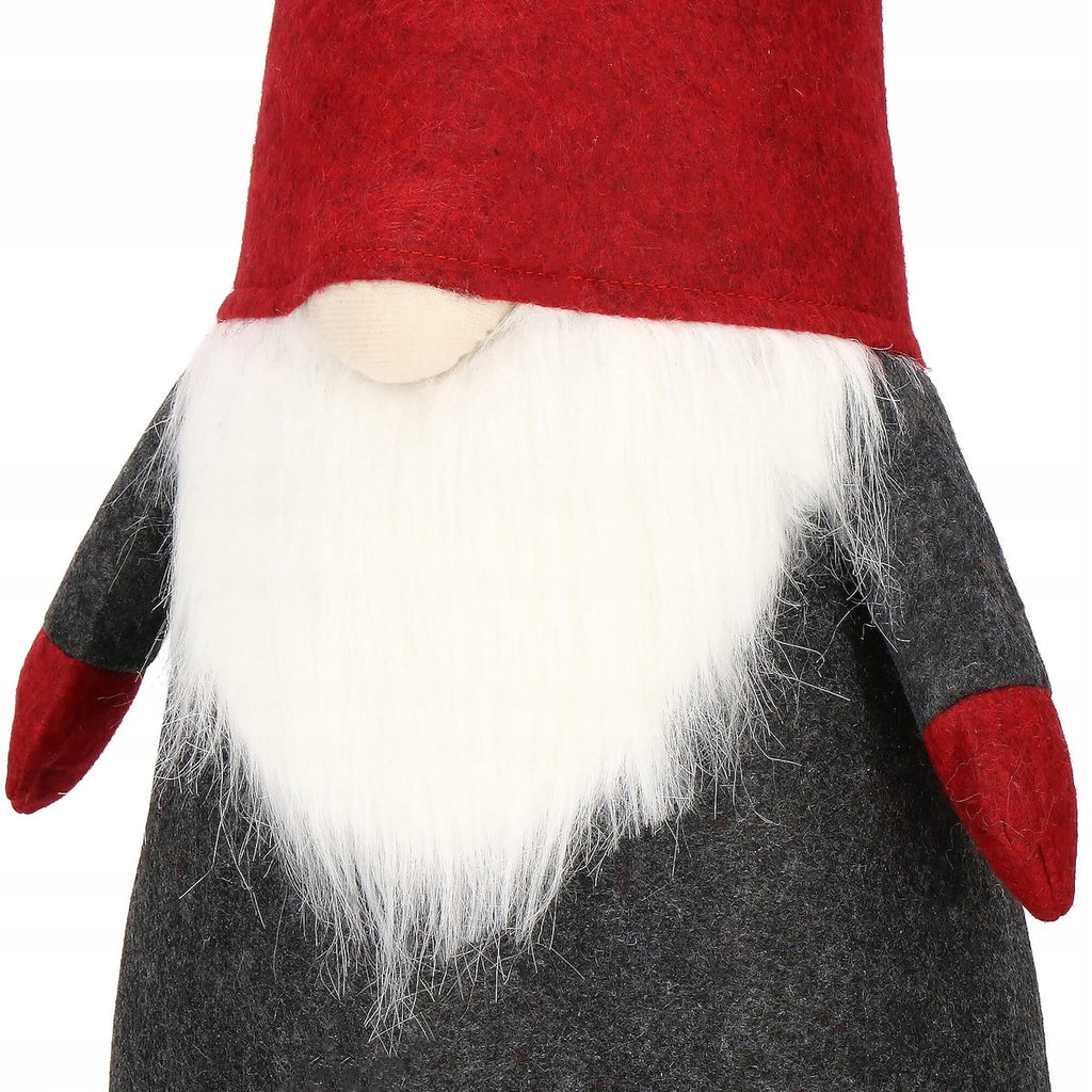 (DL) Figurina Craciun, Spiridus, picioare telescopice, inaltime extensibila 60-90cm