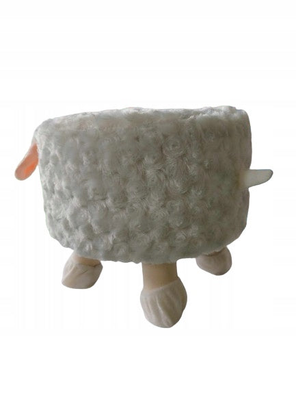 Taburet pentru copii, 28x25cm, maxim 50kg, model oaie
