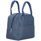 Geanta frigorifica cu izolatie termica pentru mancare, 21x10x23cm, albastru