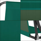 Husa din panza pentru leagan de gradina, sezut si spatar, 110x90cm, verde