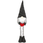 Figurina Craciun, Spiridus, picioare telescopice, inaltime extensibila 63-93cm