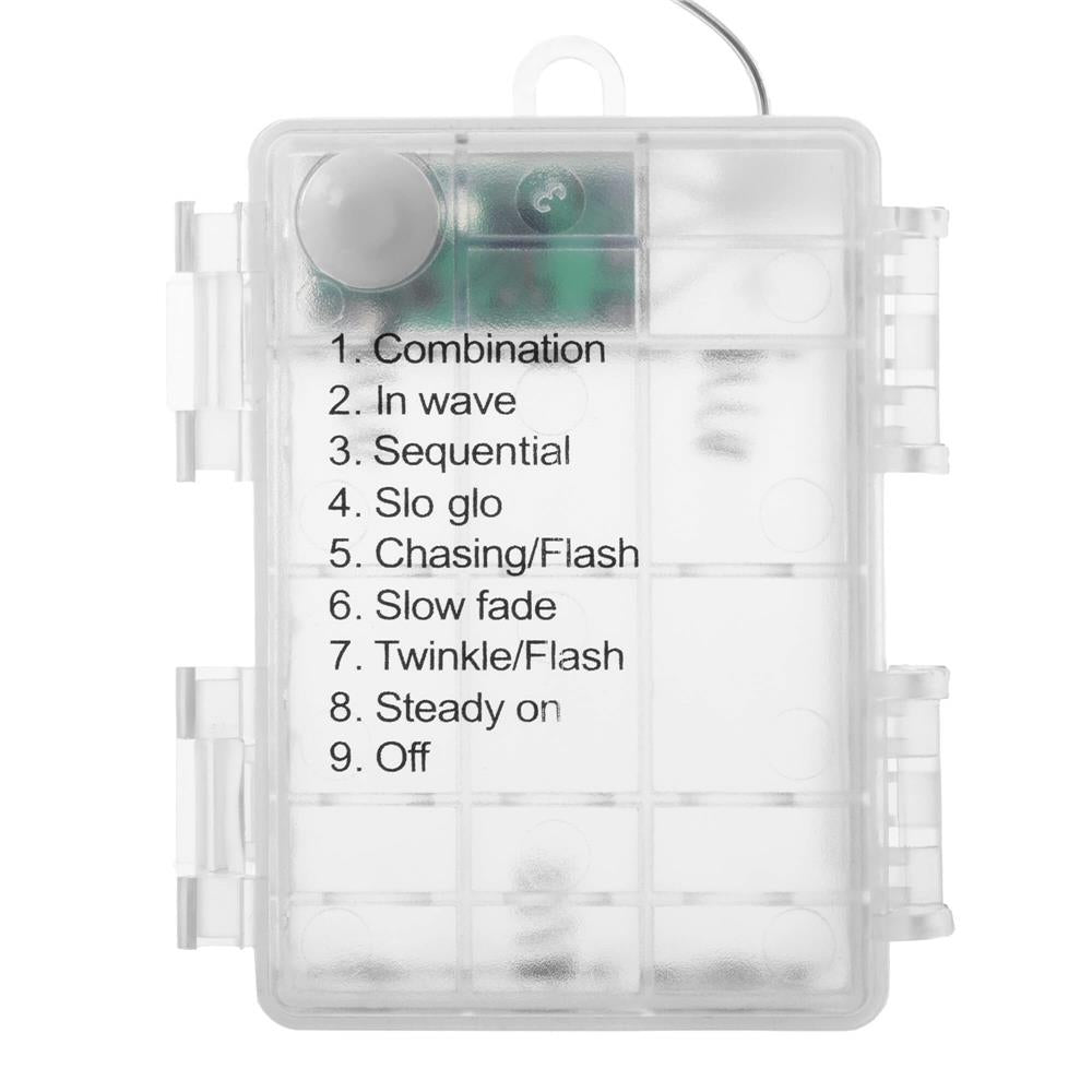 (DL) Instalatie tub furtun luminos pentru Craciun cu baterii 3xAA, 50 LED-uri, 5m, galben