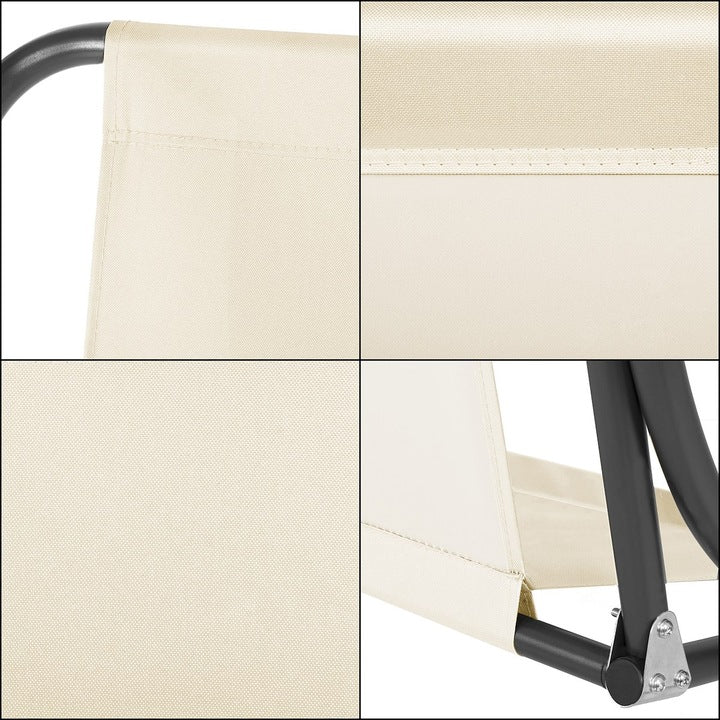 Husa din panza pentru leagan de gradina mare, sezut si spatar, 130x100cm, bej