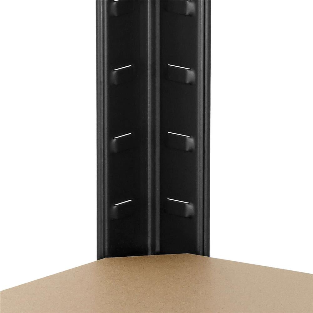 Raft cadru metalic modular pentru depozitare, 5 polite, 180x90x40cm, sarcina 825kg