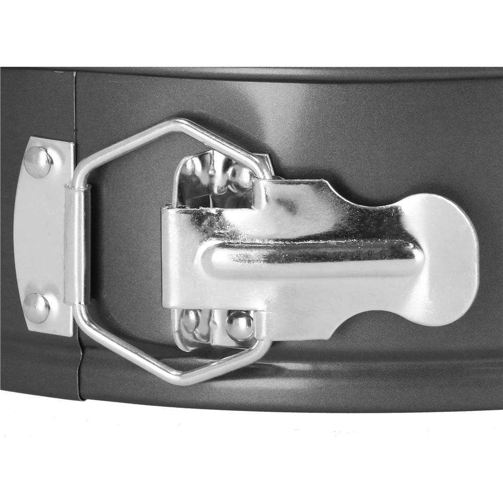 Set 3 forme de copt, 27, 25 si 23 cm, cu fund detasabil, gri