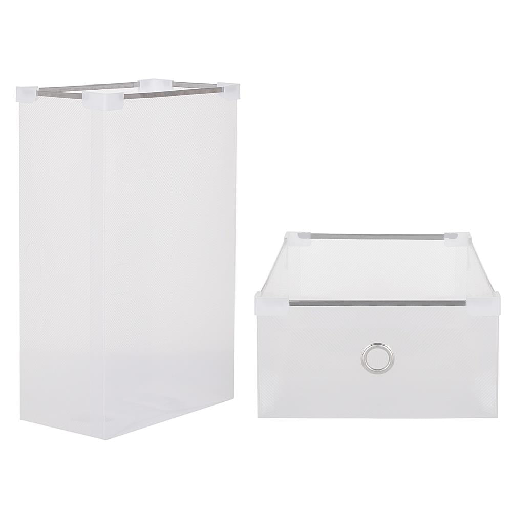 Set 10 cutii organizare pentru pantofi, 34x22x13, transparent