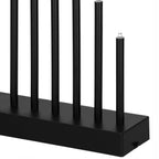 Lumanari decorative de Craciun, 9 becuri tip LED, culoare negru