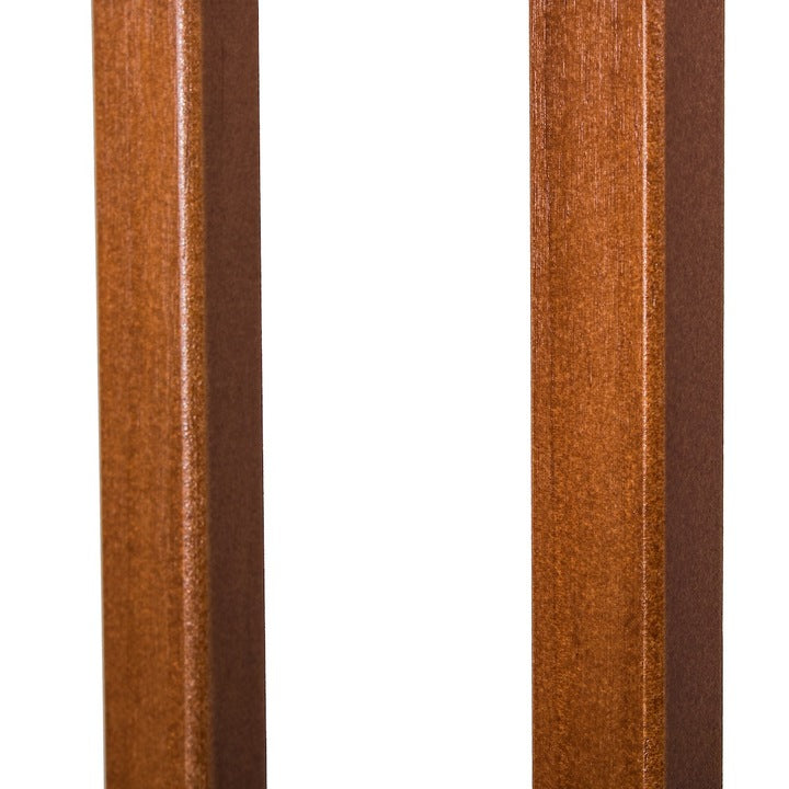 Poarta de siguranta Safety Gate pentru scari, ajustabila 111-117 cm, din otel si lemn, negru maro